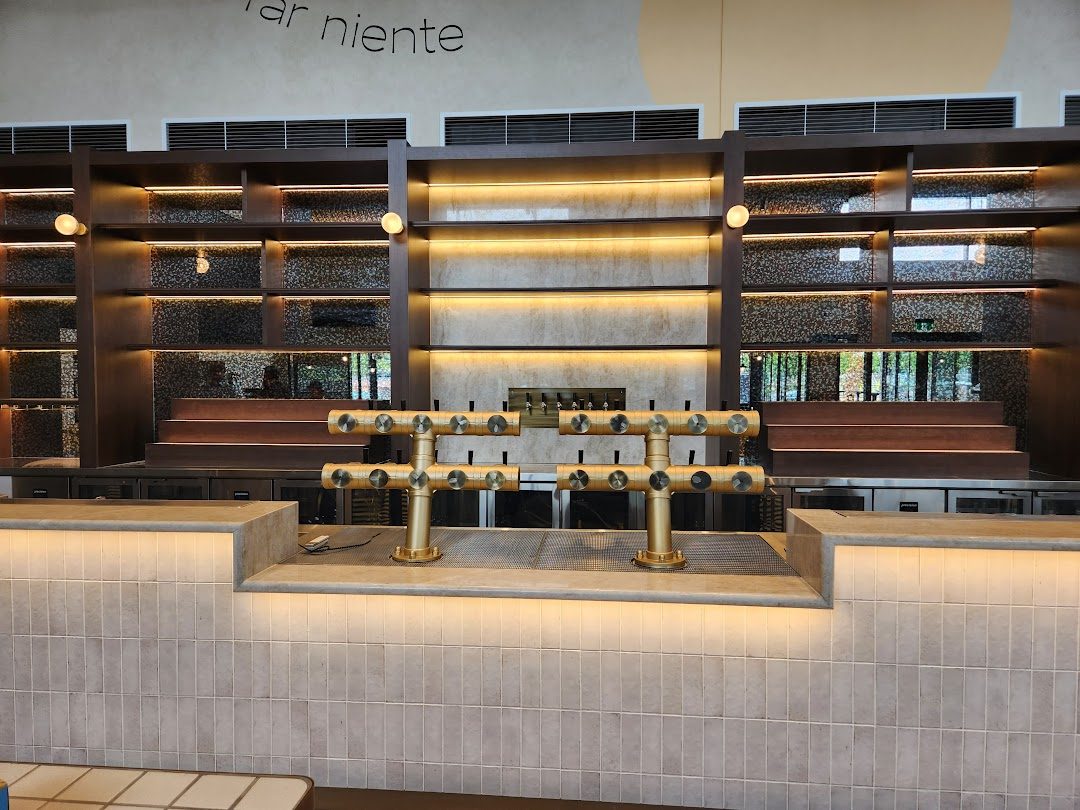 Jordan Spring push-through brass beer station