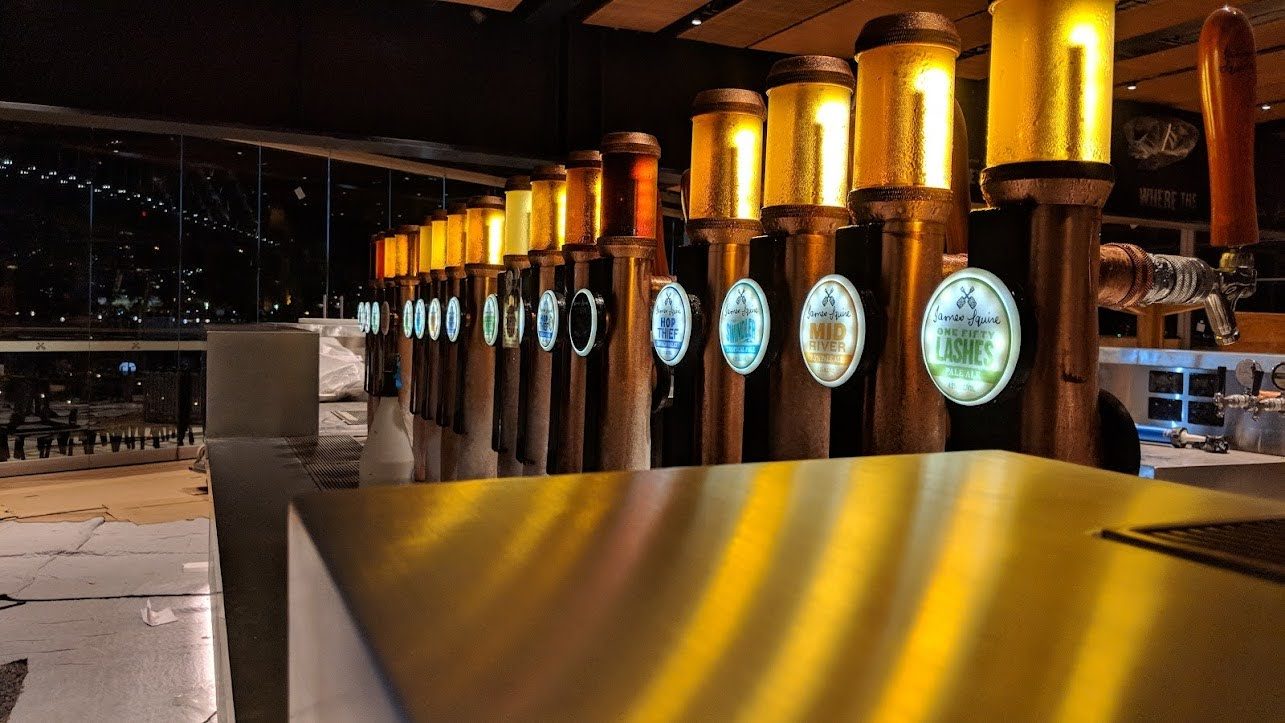 Squire's Circular Quay beer taps